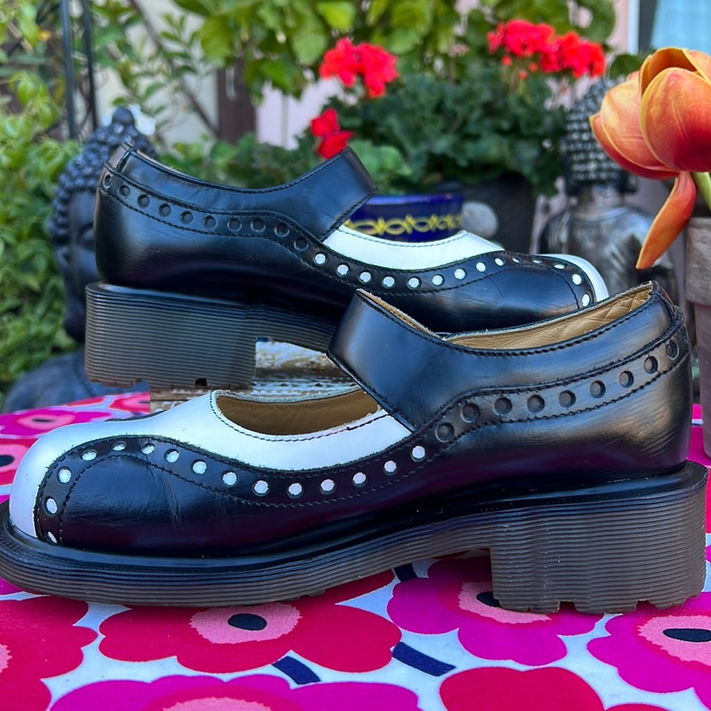 🏴 Dr. Martens MIE Vintage 90’s Y2K Brogue Wingtip Mary Jane UK 3 - Picture 10 of 17